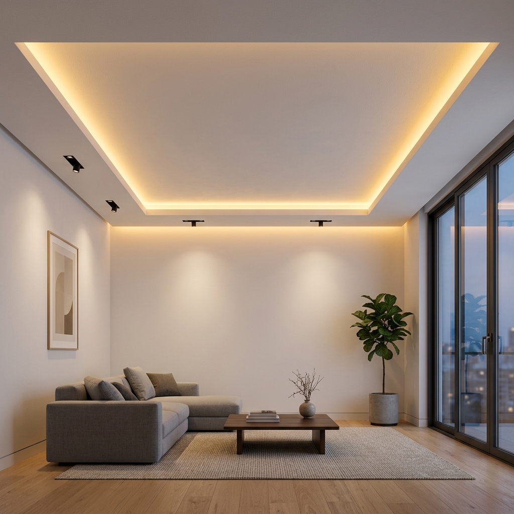 Minimalist Cove Lighting Ceiling